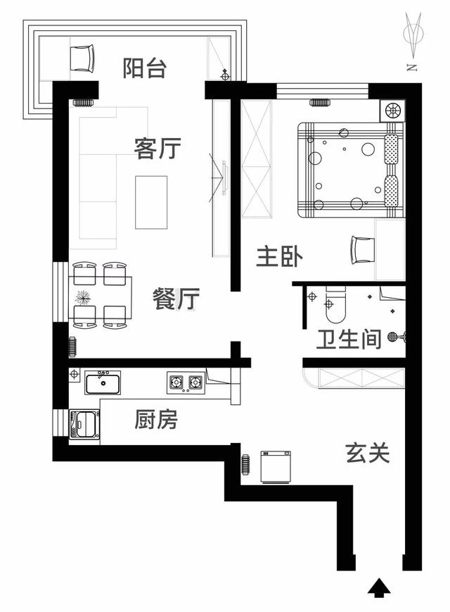 67㎡婚房一厅三用，收纳堪比200㎡，小两口的生活让豪宅都羡慕